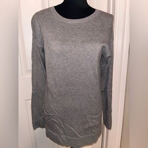 Jeanne Pierre Light Gray Knit Sweater